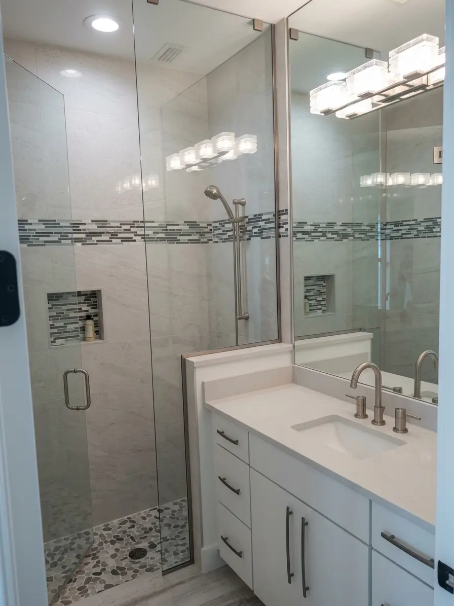 Bathroom Remodeling project by Accent Construction & Remodeling